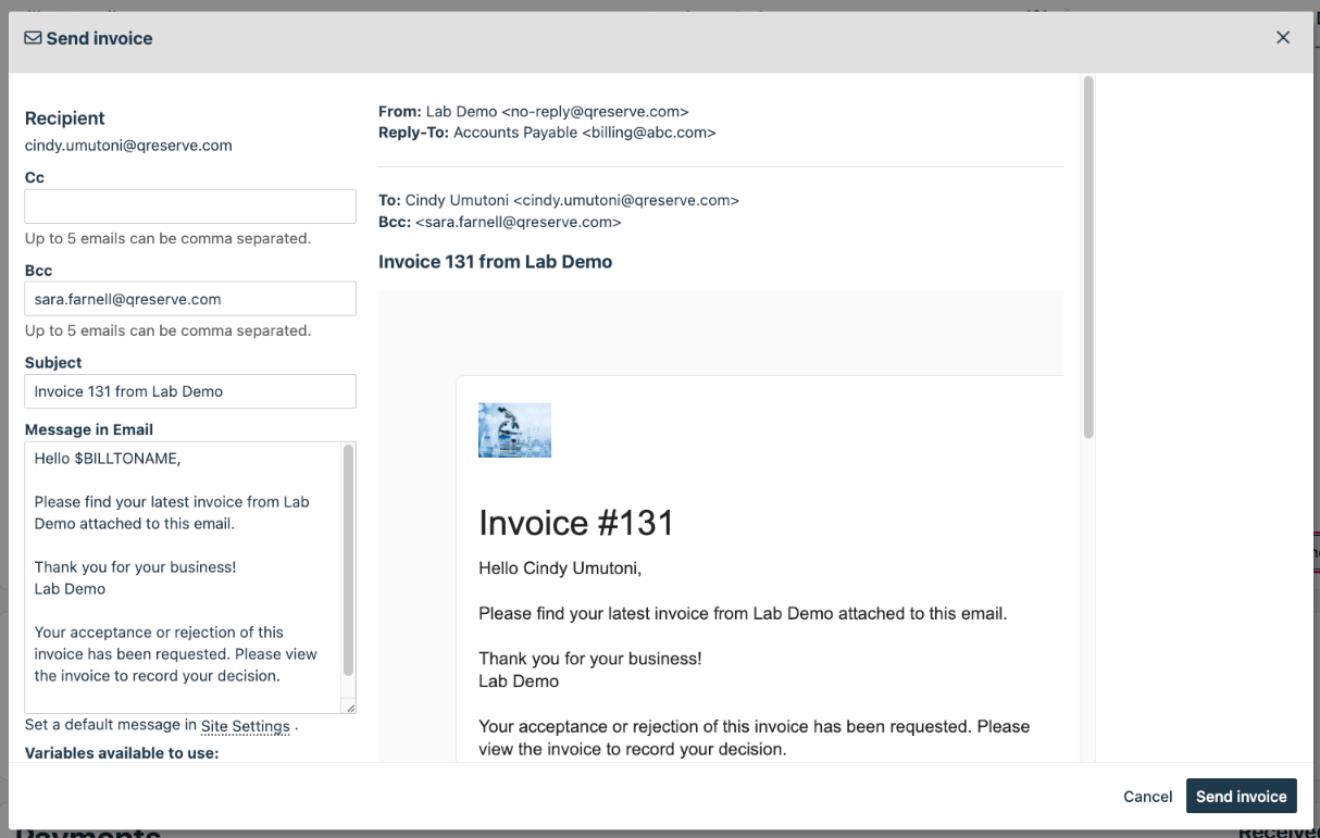 email address changed