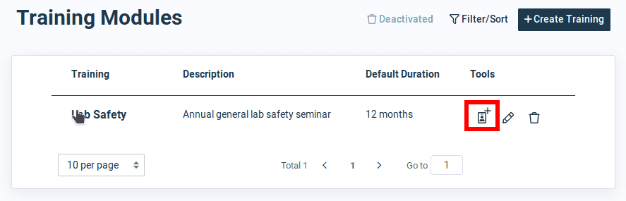 training modules