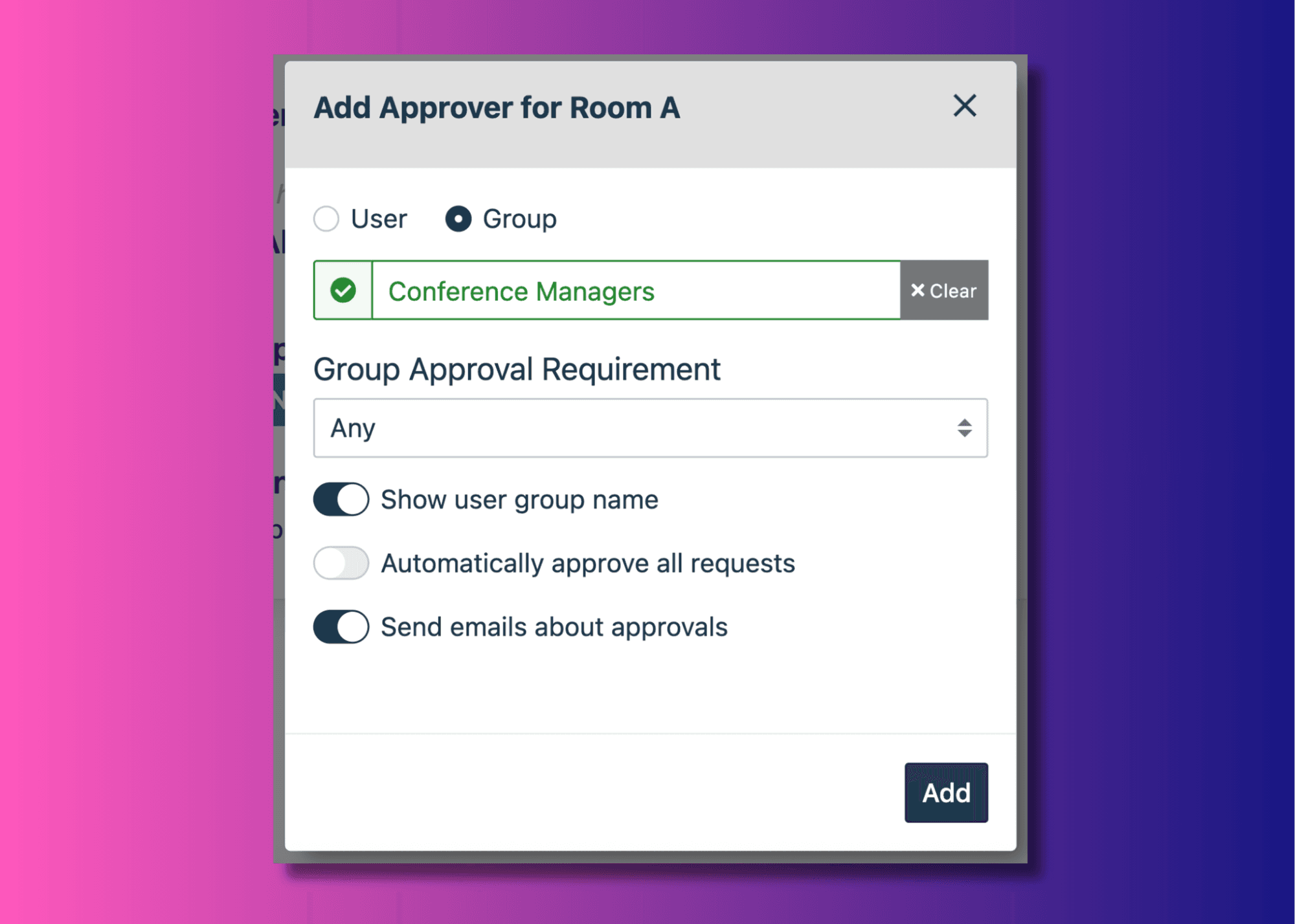 Approver Groups
