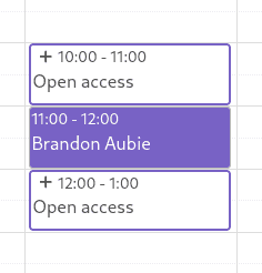 Booking a Template