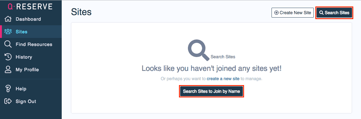 Joining a Site