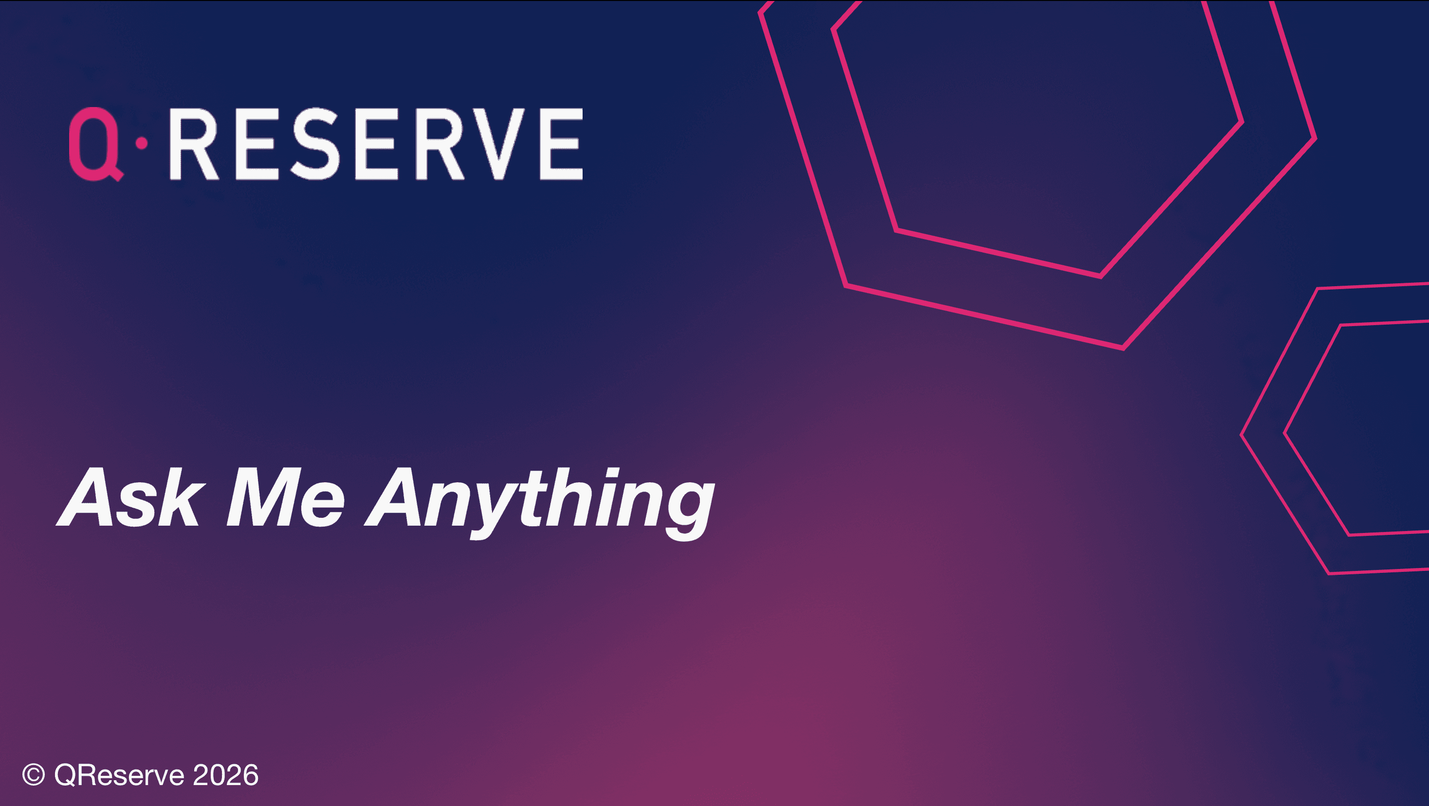 Webinar: Ask Me Anything