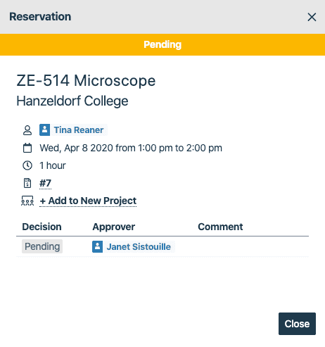 View invoices linked to reservations