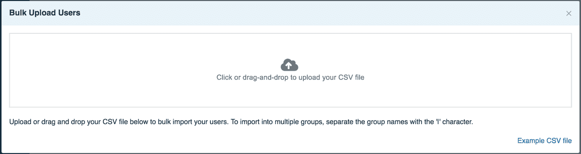 bulk upload users