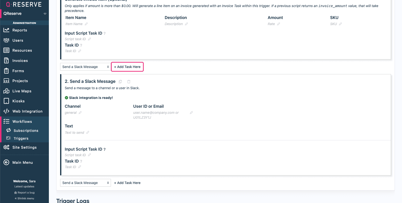 slack workflows