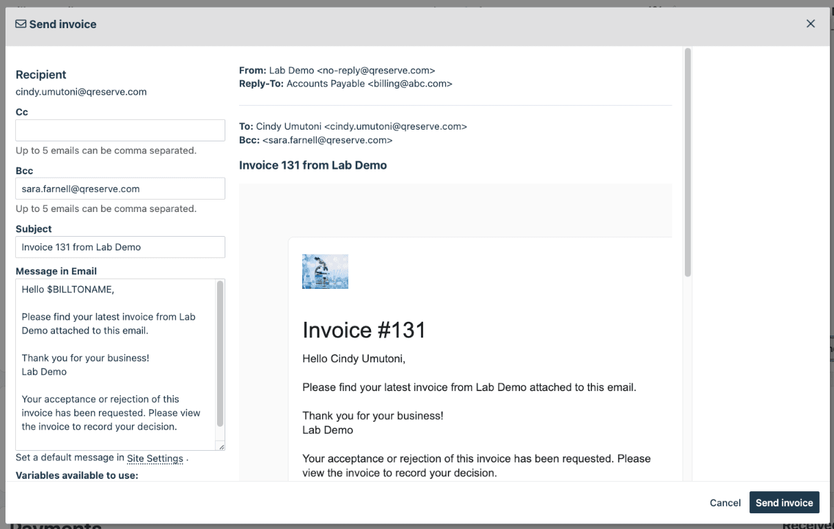 email address changed