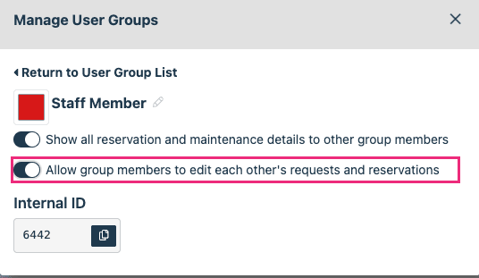 manage user groups