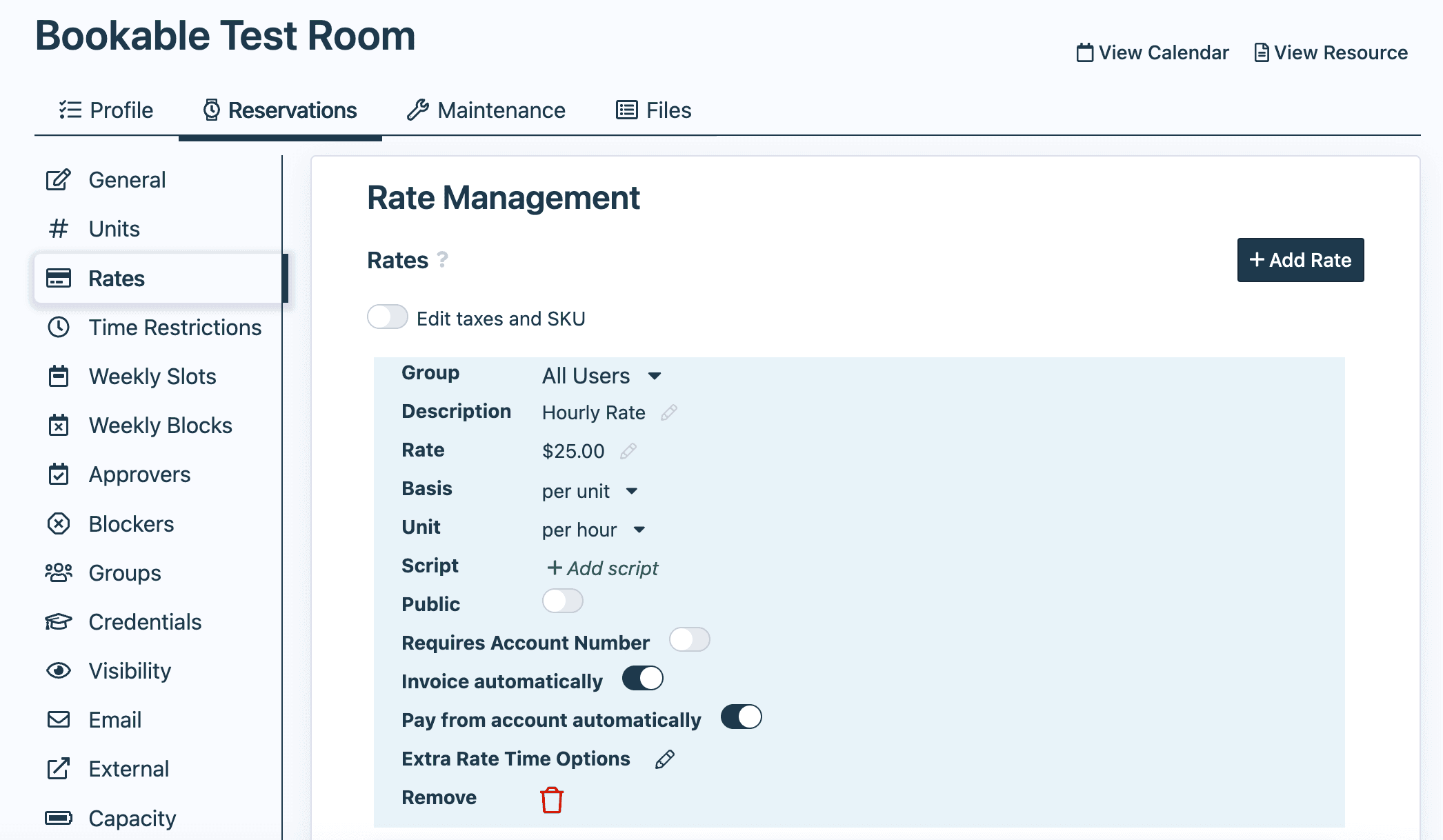 Pay from account automatically