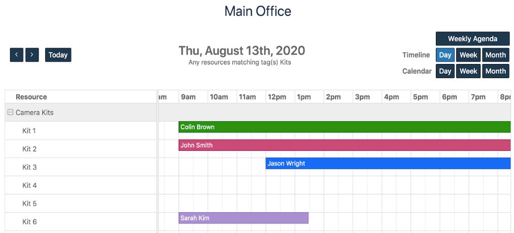 Equipment Scheduling and Loaning QReserve